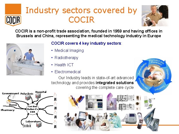 Industry sectors covered by COCIR is a non-profit trade association, founded in 1959 and Industry sectors covered by COCIR is a non-profit trade association, founded in 1959 and