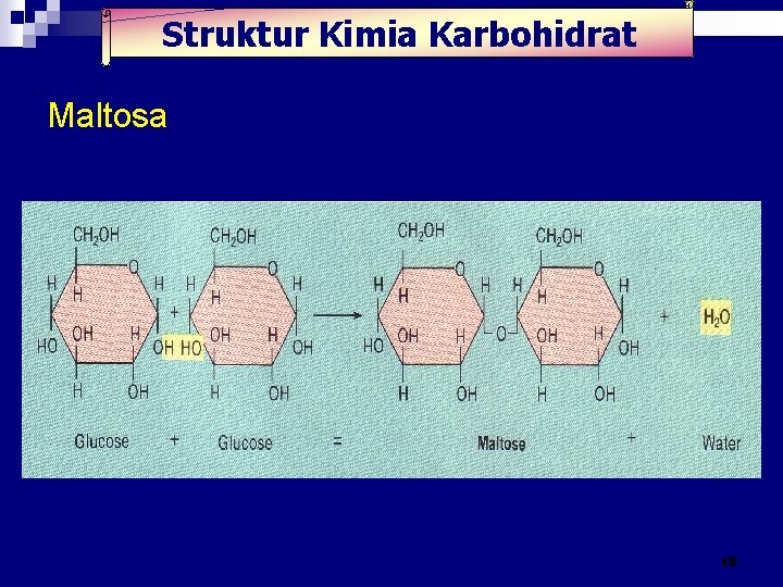 Struktur Kimia Karbohidrat Maltosa 15 
