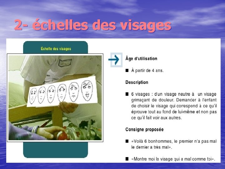 2 - échelles des visages 