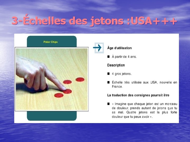 3 -Échelles des jetons : USA+++ 3 -Échelles des jetons : USA+++