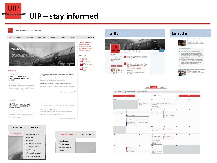 UIP – stay informed Twitter Linkedin 