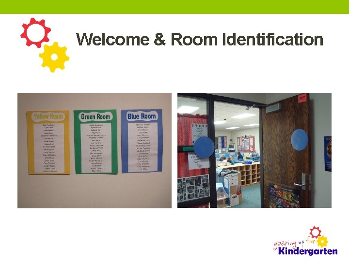 Welcome & Room Identification 