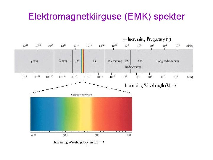 Elektromagnetkiirguse (EMK) spekter 