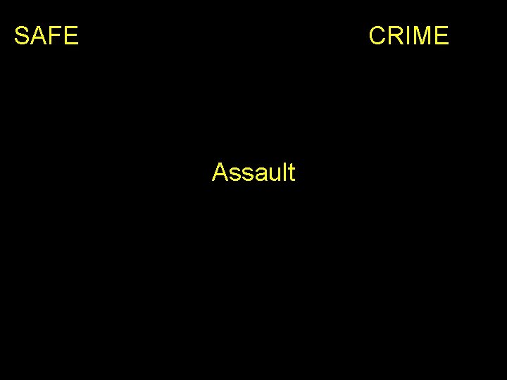 SAFE CRIME Assault 