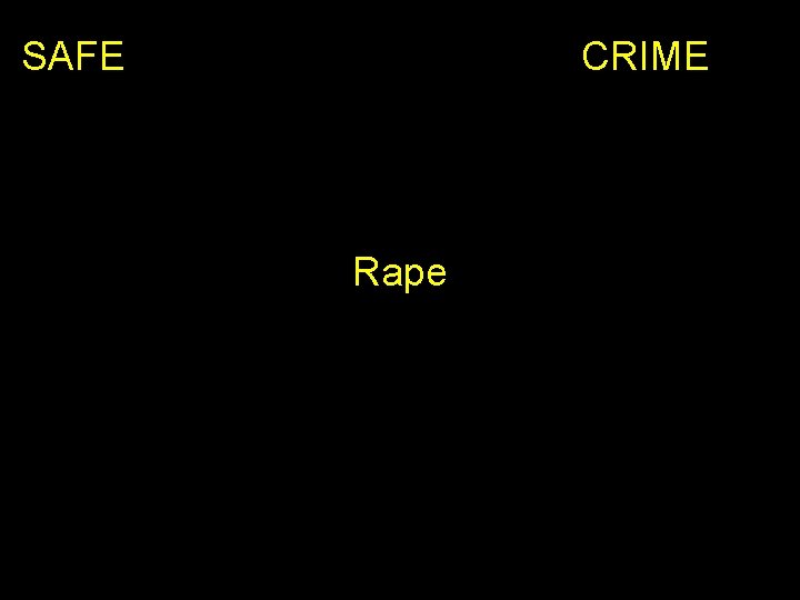 SAFE CRIME Rape 