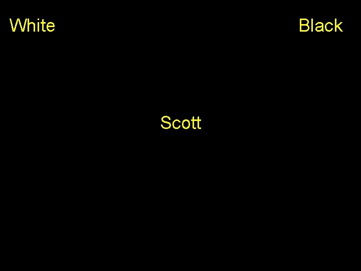 White Black Scott 