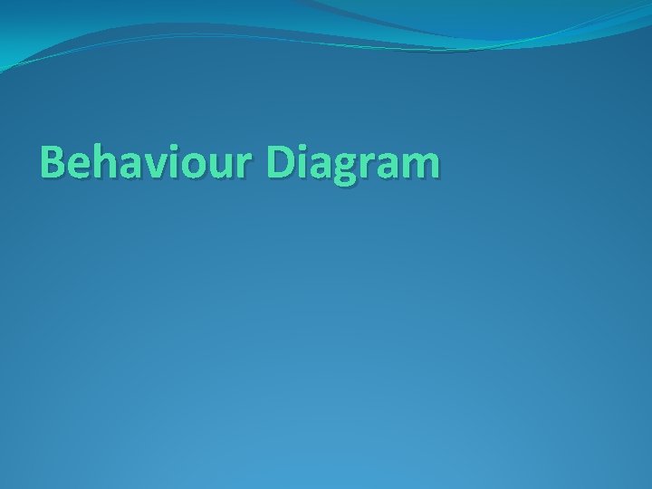 Behaviour Diagram 