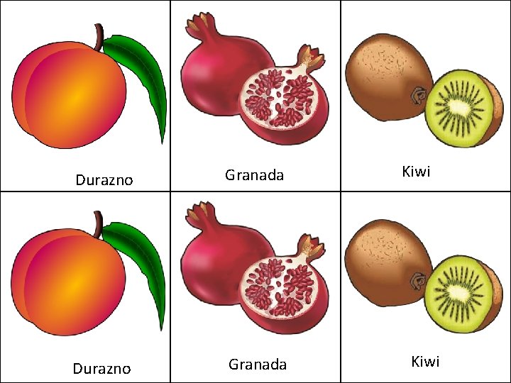 Durazno Granada Kiwi 