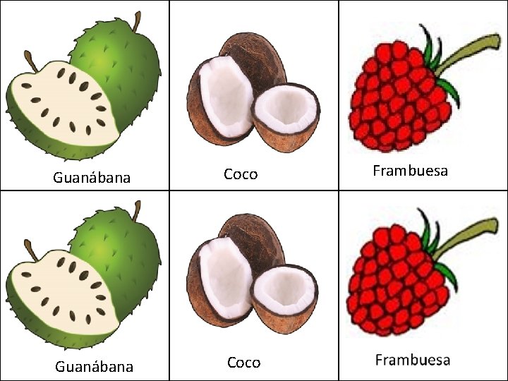 file: ///C: /Users/Elite. Book%20 DZX/Desktop/Primaria%2020 14/Archivos%20 para%20 recur sos/Ciruela-1. gif Guanábana Coco Frambuesa 