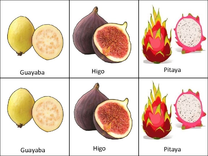 Guayaba Higo Pitaya 