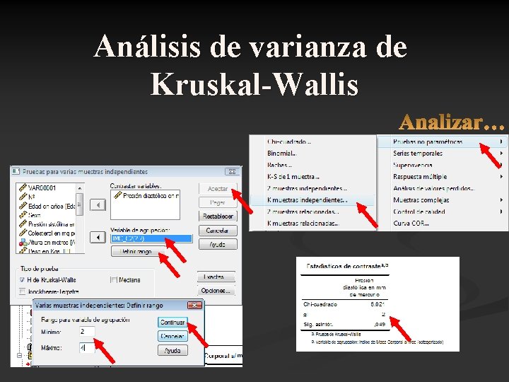 Análisis de varianza de Kruskal-Wallis 