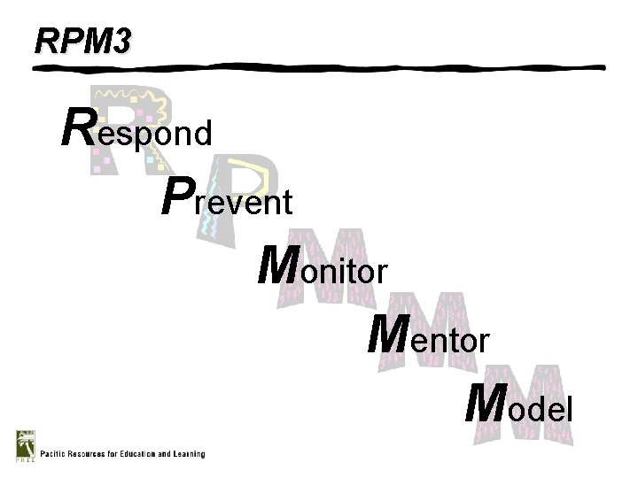RPM 3 Respond Prevent Monitor Mentor Model 