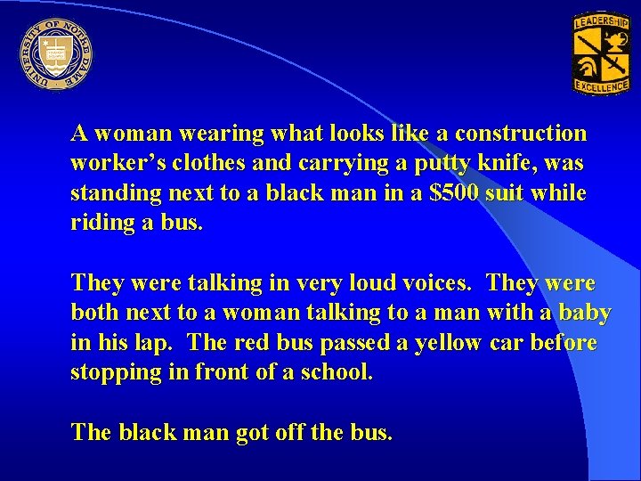 A woman wearing what looks like a construction worker’s clothes and carrying a putty