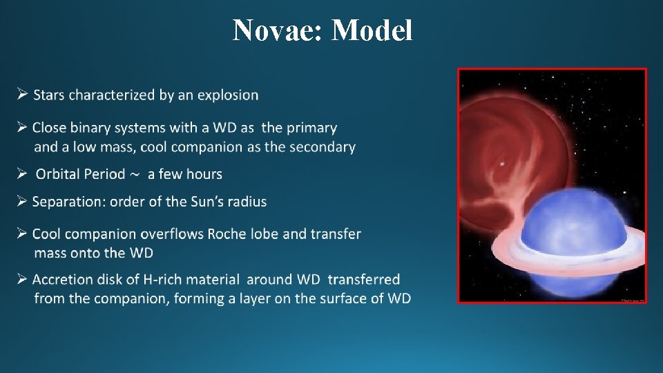 Novae: Model • 