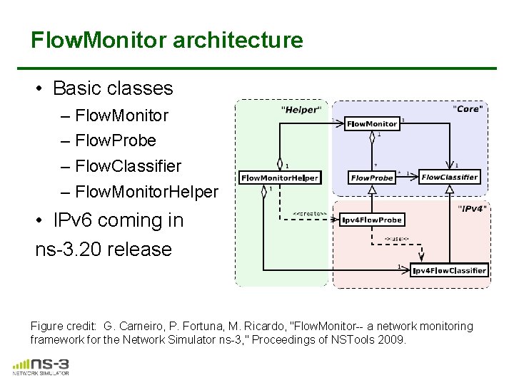 Flow. Monitor architecture • Basic classes – Flow. Monitor – Flow. Probe – Flow. Flow. Monitor architecture • Basic classes – Flow. Monitor – Flow. Probe – Flow.