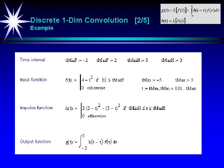 Discrete 1 -Dim Convolution [2/5] Example 