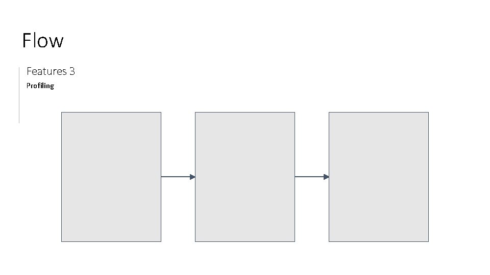 Flow Features 3 Profiling 