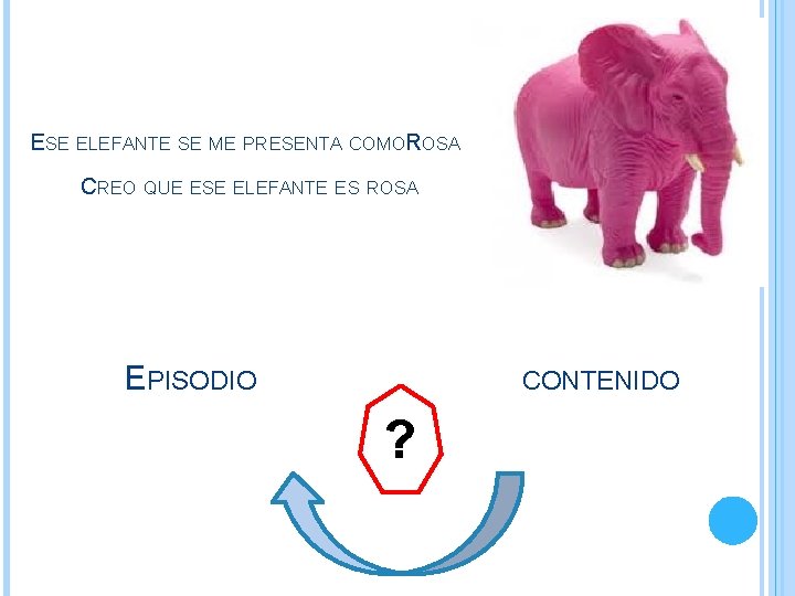 ESE ELEFANTE SE ME PRESENTA COMOR OSA CREO QUE ESE ELEFANTE ES ROSA EPISODIO ESE ELEFANTE SE ME PRESENTA COMOR OSA CREO QUE ESE ELEFANTE ES ROSA EPISODIO