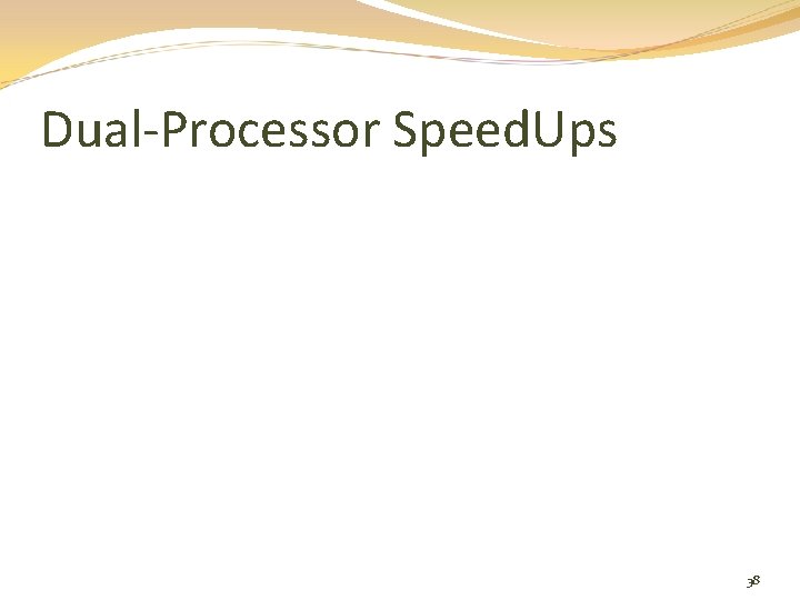 Dual-Processor Speed. Ups 38 