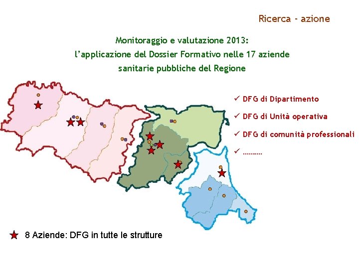 Ricerca - azione Monitoraggio e valutazione 2013: l’applicazione del Dossier Formativo nelle 17 aziende