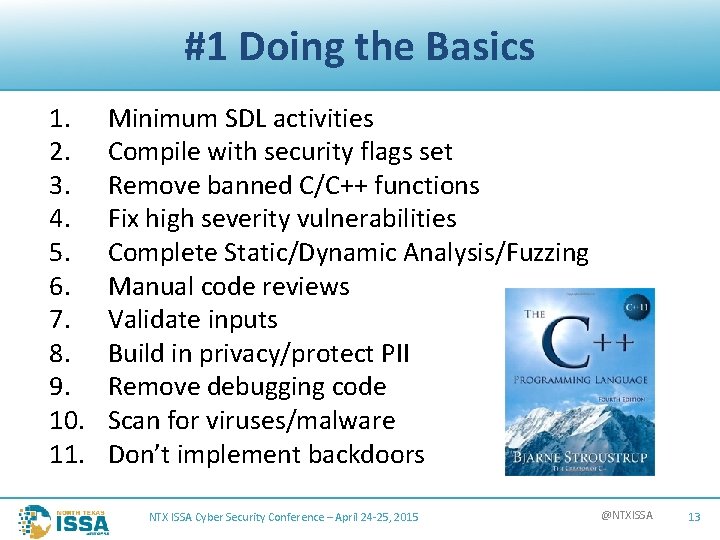 #1 Doing the Basics 1. 2. 3. 4. 5. 6. 7. 8. 9. 10.