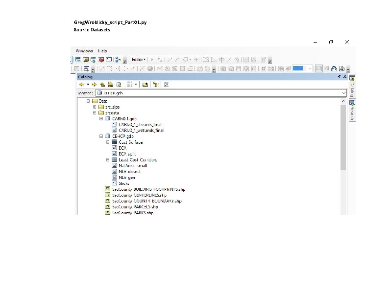 Greg. Wroblicky_script_Part 01. py Source Datasets 