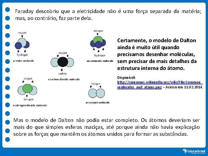 Faraday descobriu que a eletricidade não é uma força separada da matéria; mas, ao