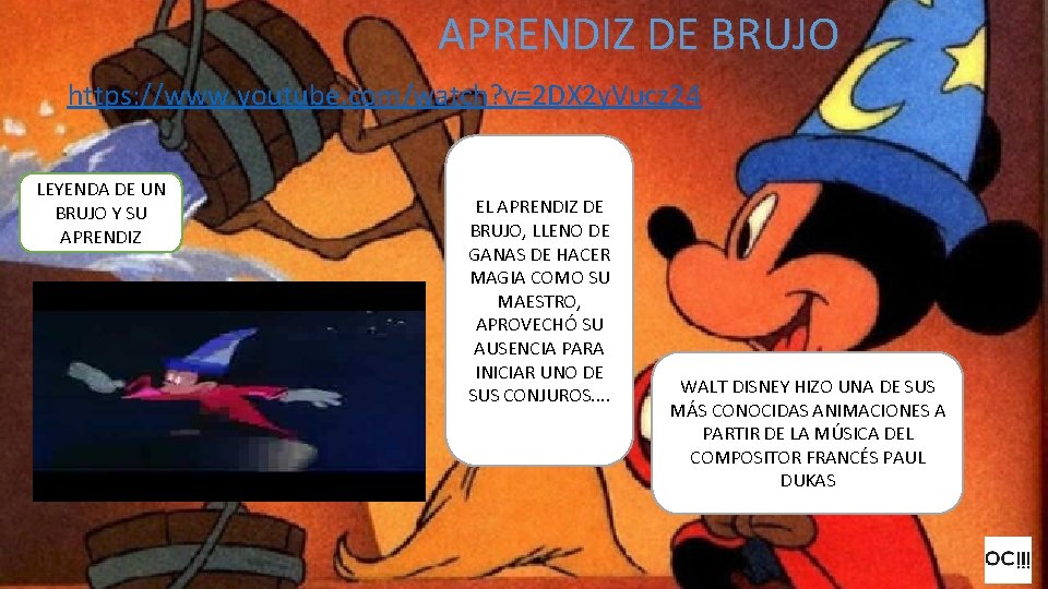 APRENDIZ DE BRUJO https: //www. youtube. com/watch? v=2 DX 2 y. Vucz 24 LEYENDA