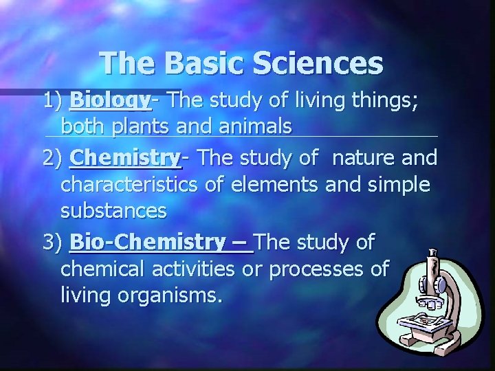 Basic Science Importance Why Is Agriculture Important On a piece of