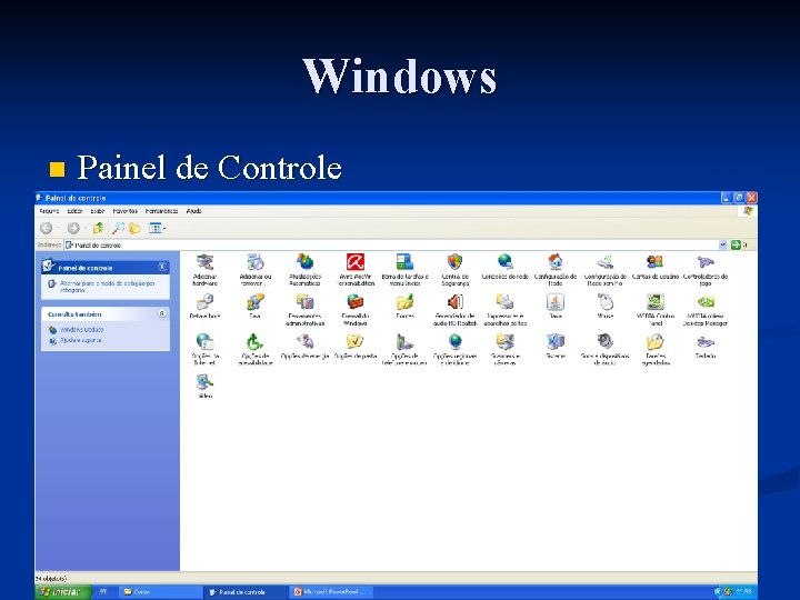 Windows n Painel de Controle 