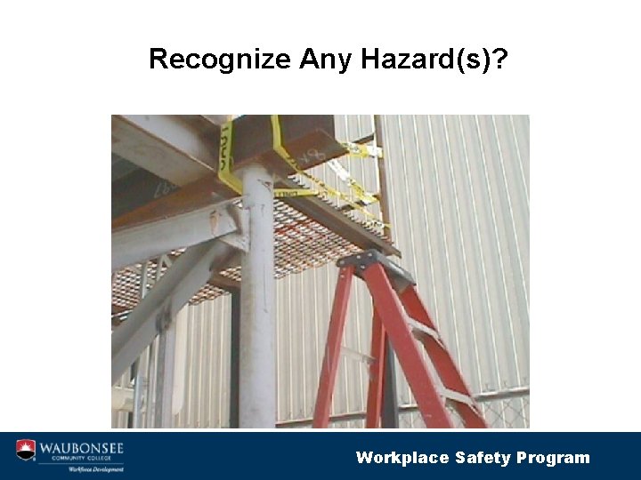 Recognize Any Hazard(s)? Workplace Safety Program 