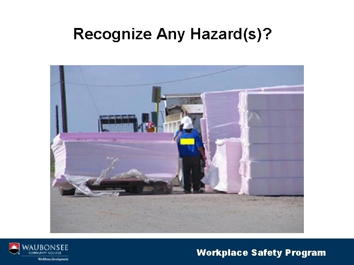 Recognize Any Hazard(s)? Workplace Safety Program 