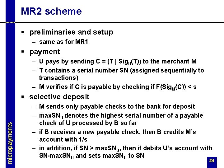 MR 2 scheme § preliminaries and setup – same as for MR 1 §