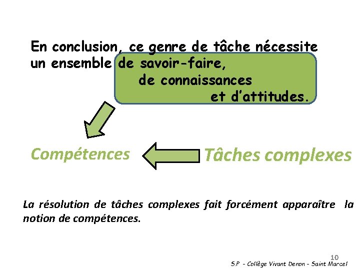 En conclusion, ce genre de tâche nécessite un ensemble de savoir-faire, de connaissances et