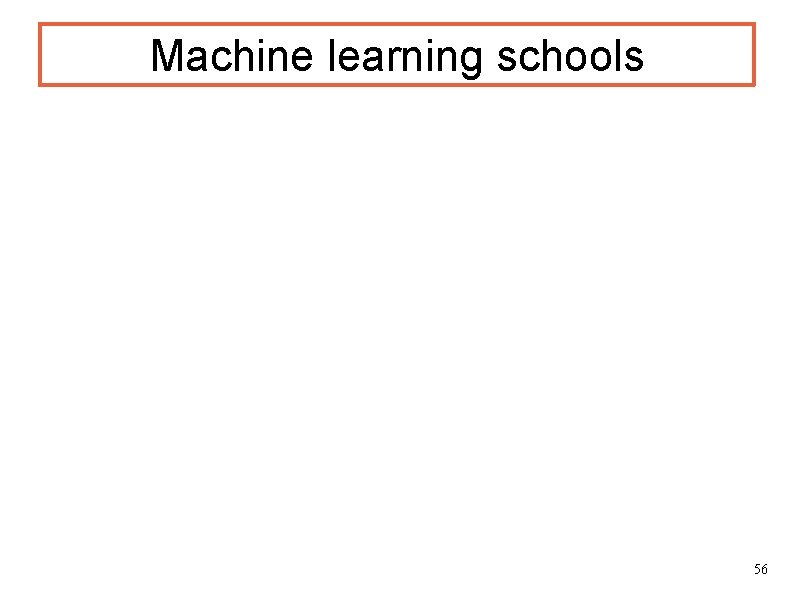 Machine learning schools 56 