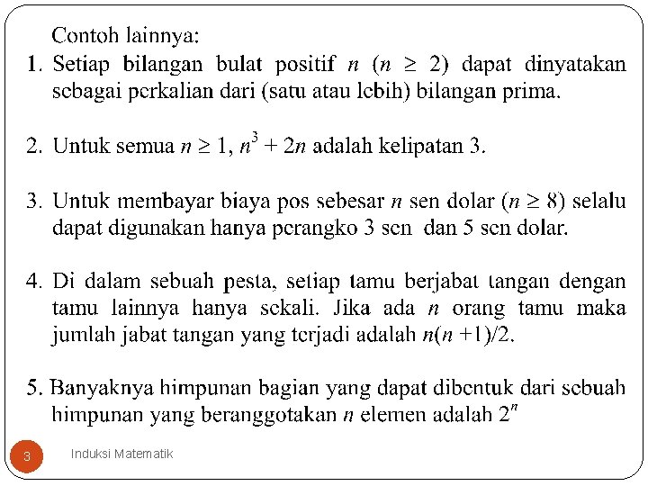 3 Induksi Matematik 