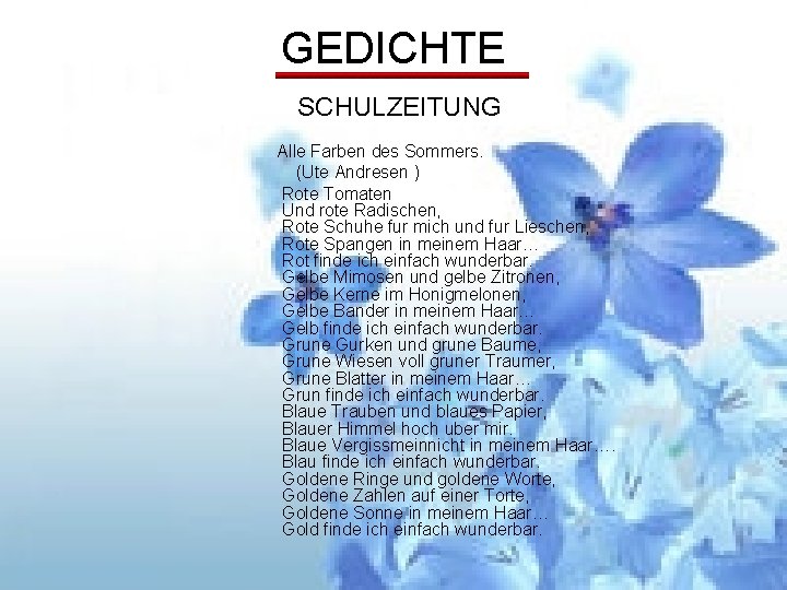 Gedicht strand meer sommer sonne Sommer