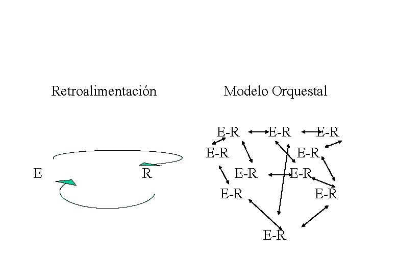 Retroalimentación E R Modelo Orquestal E-R E-R E-R 