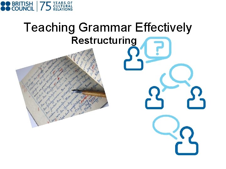 Teaching Grammar Effectively Restructuring 