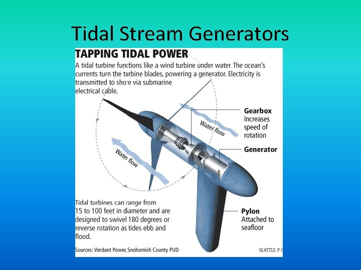 Tidal Stream Generators 