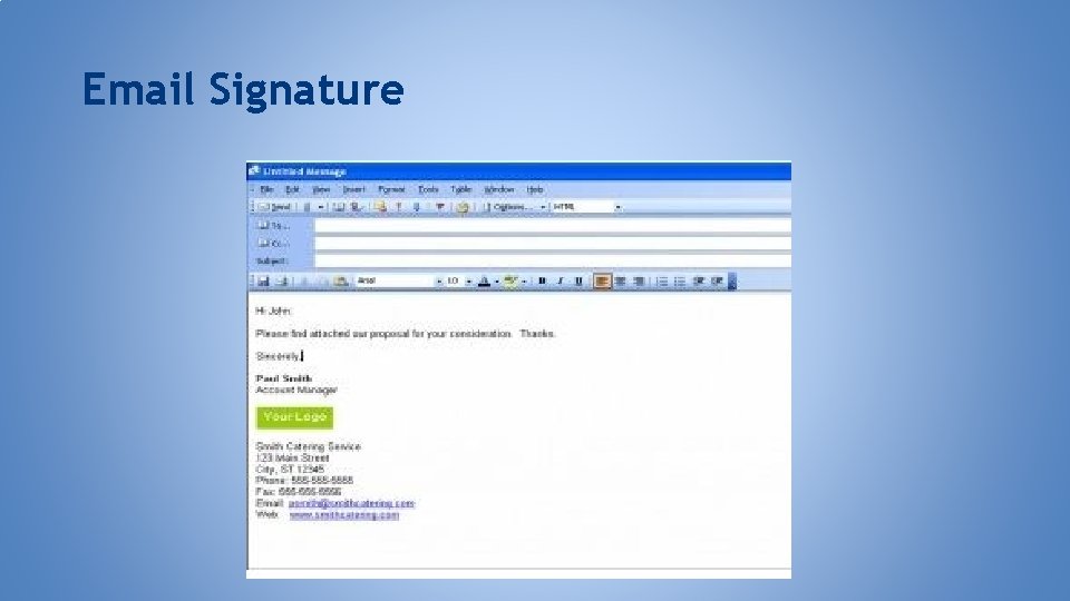 Email Signature 