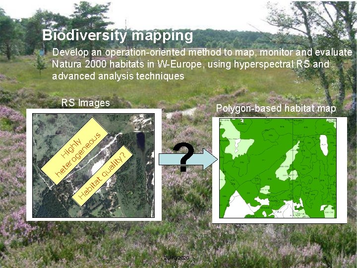 Biodiversity mapping » Develop an operation-oriented method to map, monitor and evaluate Natura 2000