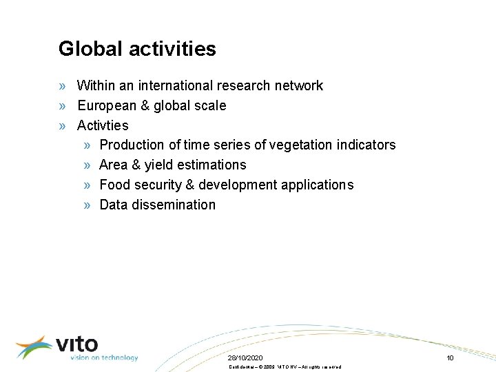 Global activities » Within an international research network » European & global scale »