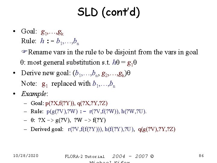 Programming Knowledge With Frames And Logic Michael Kifer