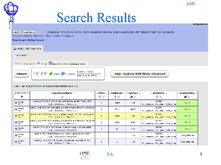 AMI Search Results S. A. 8 