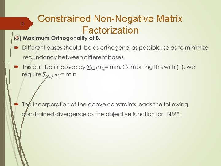 12 Constrained Non-Negative Matrix Factorization 