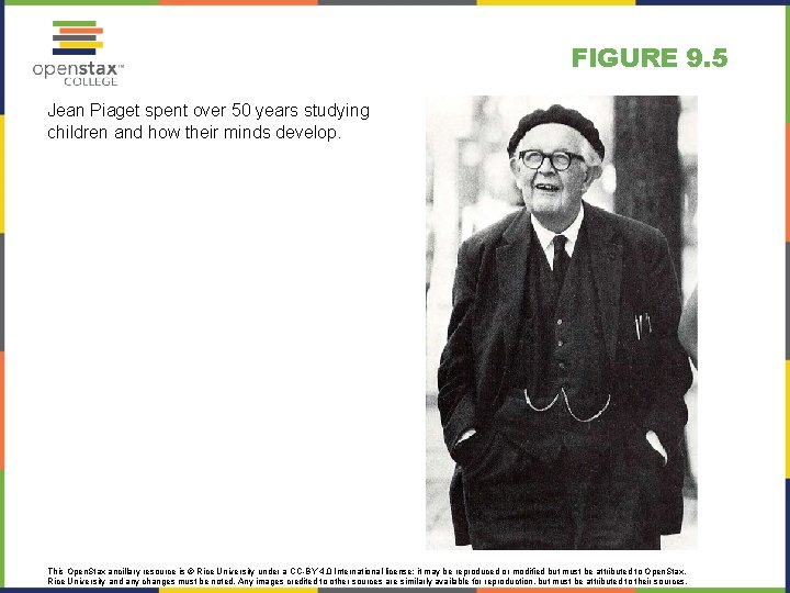 FIGURE 9. 5 Jean Piaget spent over 50 years studying children and how their FIGURE 9. 5 Jean Piaget spent over 50 years studying children and how their