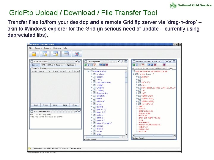 Grid. Ftp Upload / Download / File Transfer Tool Transfer files to/from your desktop