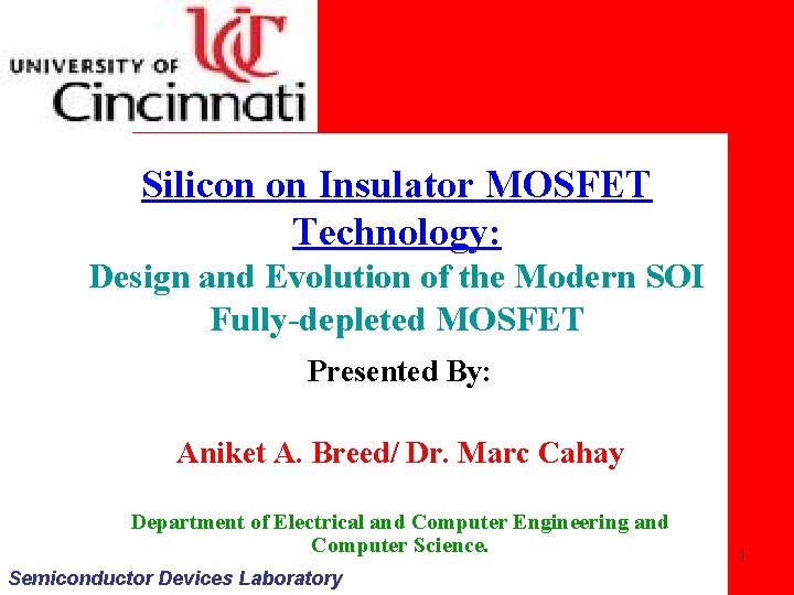 Silicon on Insulator MOSFET Technology Design and Evolution