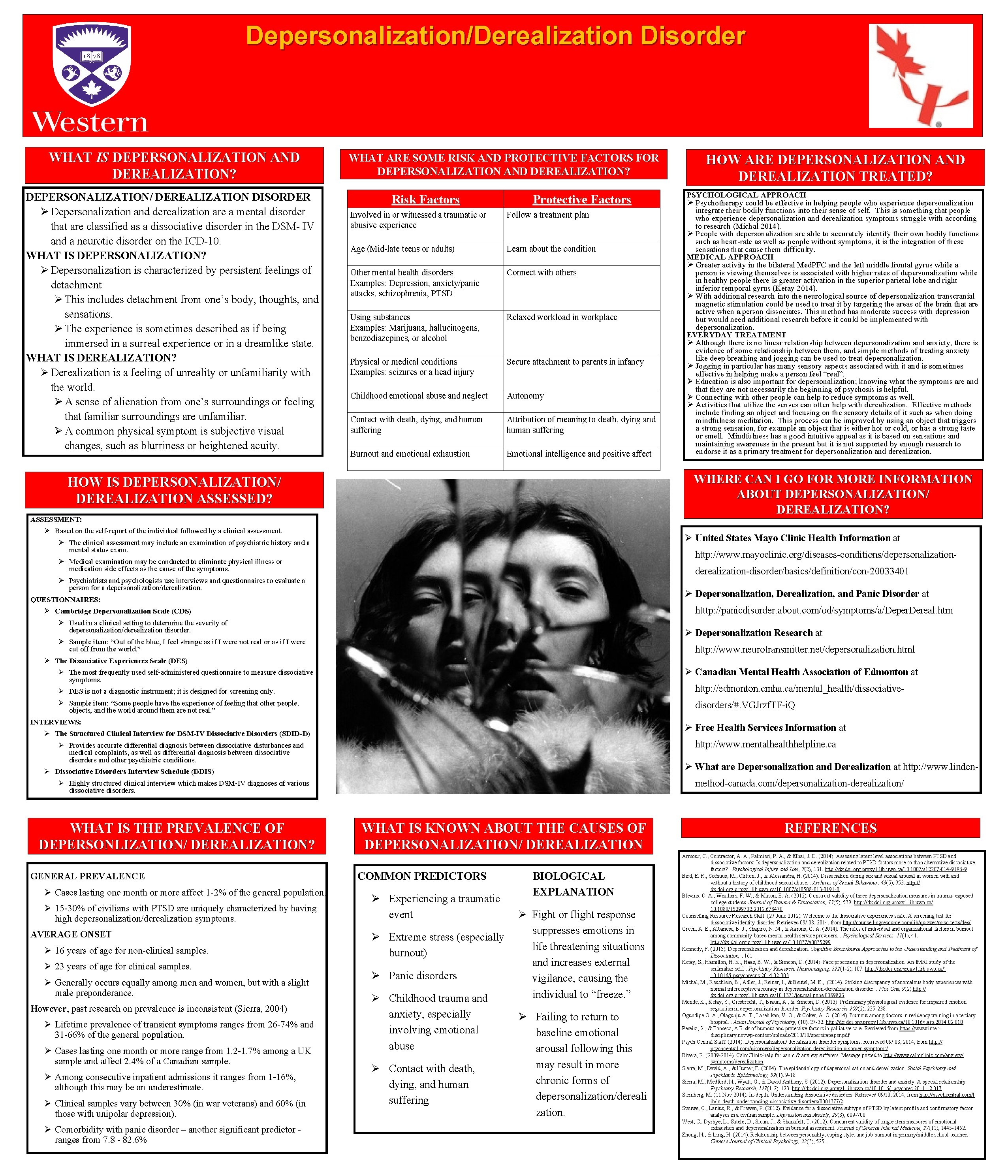 Depersonalization/Derealization Disorder WHAT IS DEPERSONALIZATION AND DEREALIZATION? DEPERSONALIZATION/ DEREALIZATION DISORDER Ø Depersonalization and derealization